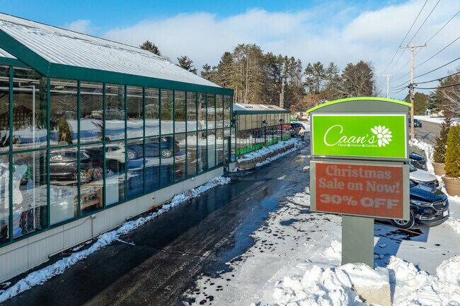 The locally owned Caan’s Floral & Greenhouses is a centerpiece of the Weeden Creek community.