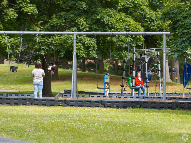 Over at Swinburne Park you can enjoy many different playground features for kids and more in West End.