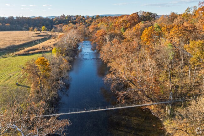 The North Fork Shenandoah River adds a scenic escape for Maurertown residents.