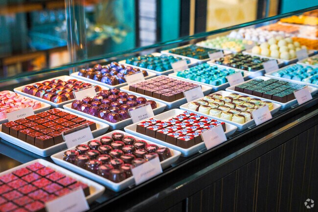 Enjoy unique and fresh assorted chocolates at Downtown Wichita's Cocoa Dolce.