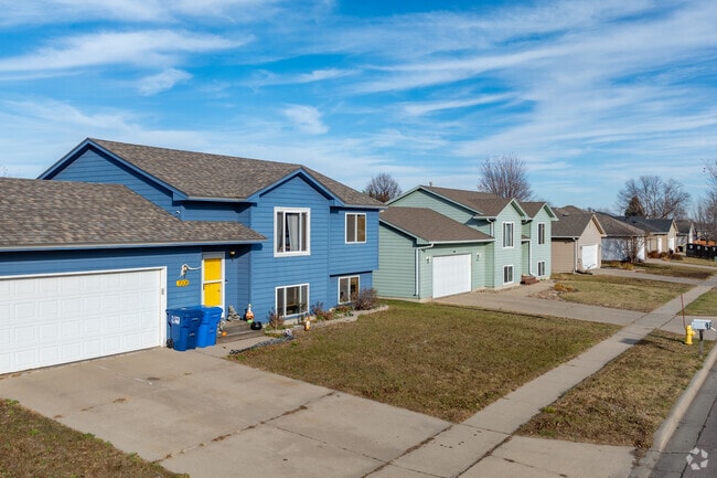 Many homes in Southwest Sioux Falls are split-level.