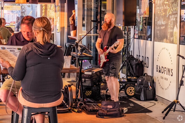 Clearwater Beach's Badfins is a popular spot for casual dining and live music.
