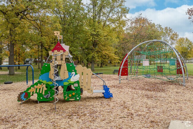 Brentwood Park children love to play on the playground at Lions Park.