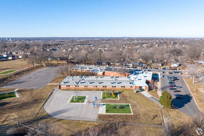 Aerial view of Warford Elementary School