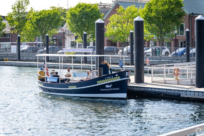 For a water commute, catch the local Newport Harbor Shuttle in Historic Hill.