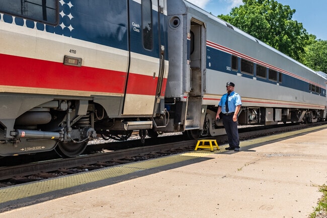 The Amtrak station makes it easy for Bridger residents to reach downtown Kansas City.