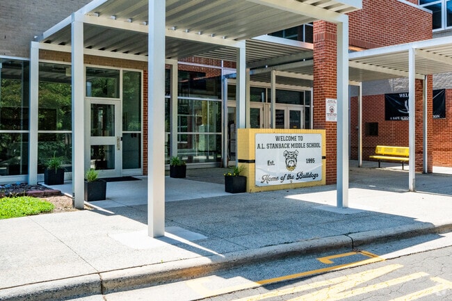 A.L. Stanback Middle School is home to the Bull dogs.
