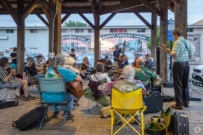 Blacksburg locals love Market Square Jam where the community comes together in Downtown.