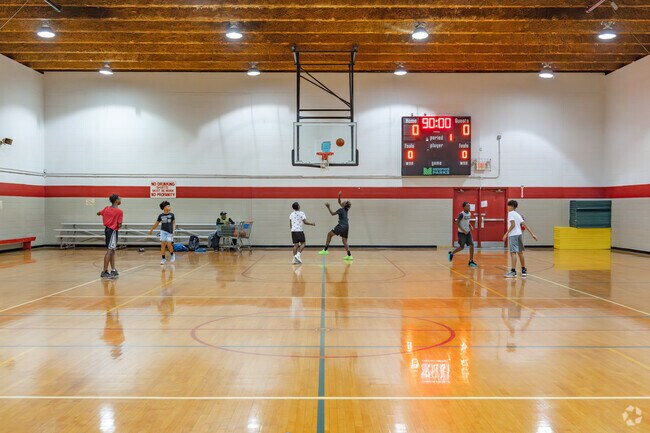The Raleigh Community Center is home to a full-sized gym, game room, kitchen, and more.