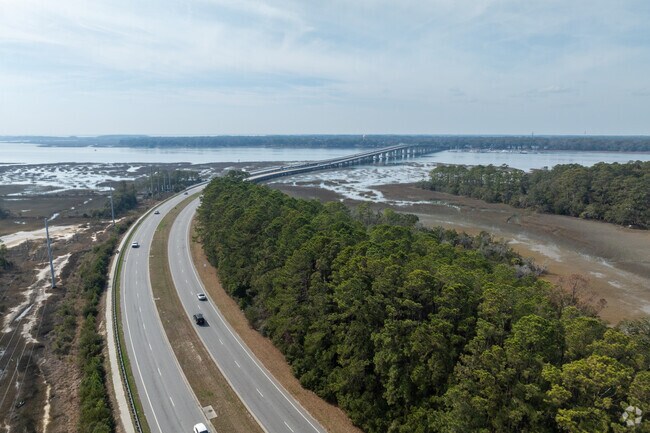 Cat Island sits right along Ladys Island Dr.