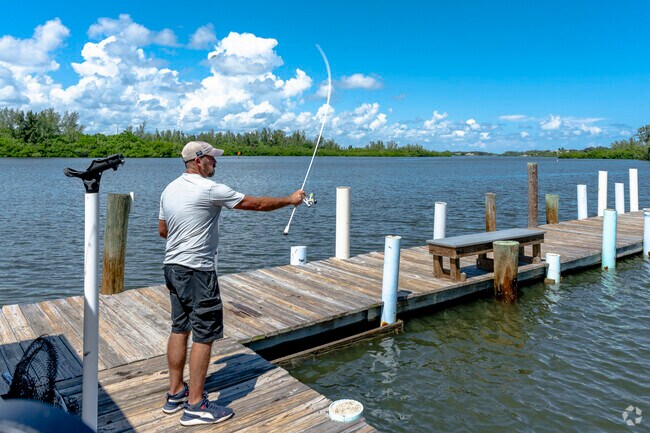 Spend the day fishing off Jones Pier near Wabasso Beach.