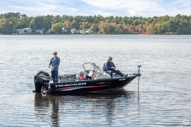 Residents often spend time fishing in Monponsett Pond.