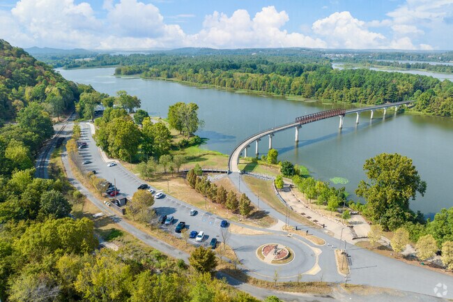 Take a stroll across the Two Rivers Park bridge which is only 5 minutes from the Reservoir area.