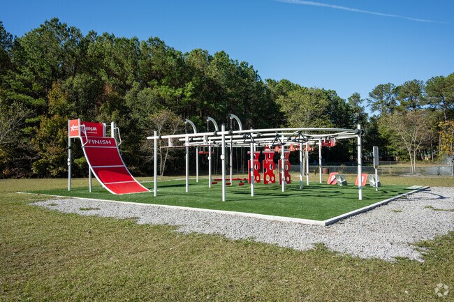 There is a ninja warrior course at Brooks-McCall Park near the Brookgreen Park neighborhood.