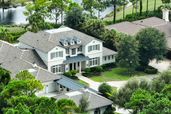 Modern multi level family homes are also available in Bear`s Club neighborhood.