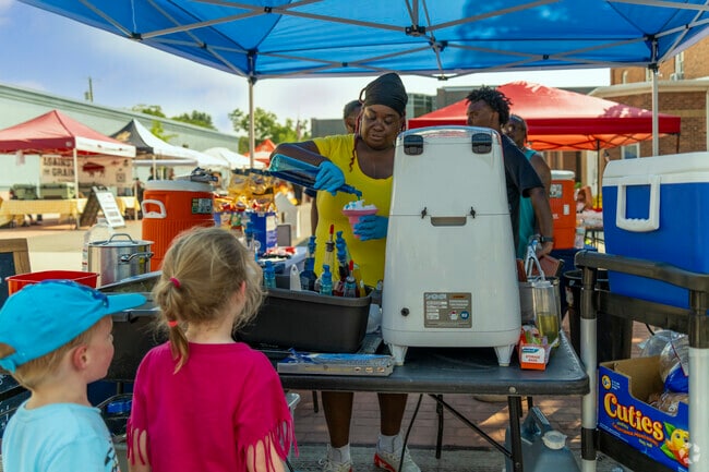 Frozen treats are a summer favorite at Belleville Farmers Market.