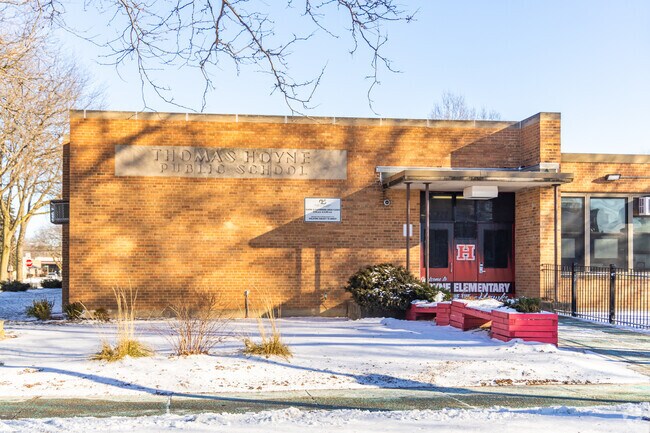 Hoyne Elementary School is located in Calumet Heights.