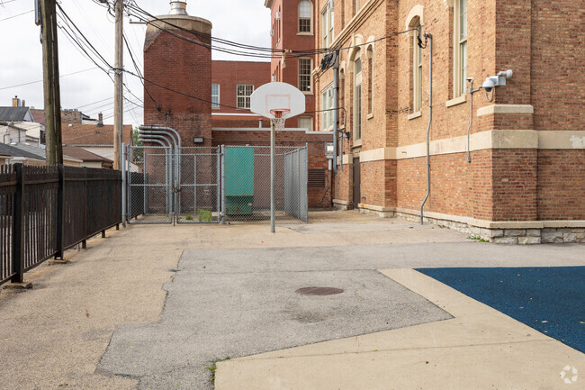 basketball court, Ward J Elementary School Public Pre-K, Elementary & Middle School, Chicago.