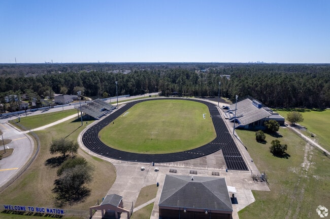 The athletic fields at the First Coast High School in Jacksonville, FL.