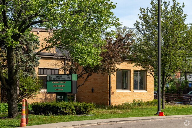 Tyrone Elementary School enrolls a little over 300 students.