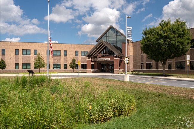 Manheim Township High School is located at 25 Blue Streak Blvd, Lancaster, PA 17601.