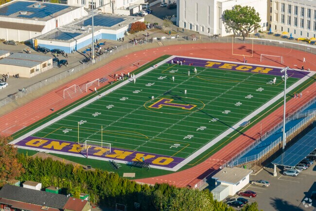 Santa Fe students are typically in the Oakland Technical High School's district.