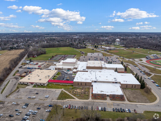 Davison High School is located on a large campus containing multiple schools.