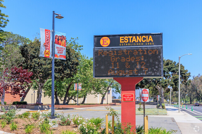 Estancia High School has an overall B+ rating in Niche.