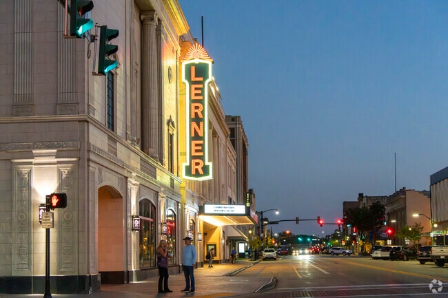 The Lerner Theatre has been restored to its original luster and is authentic in every detail.