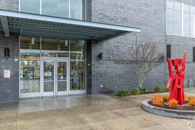 The Burien Library, located just outside of Northeast Burien, is a great place to read a book.