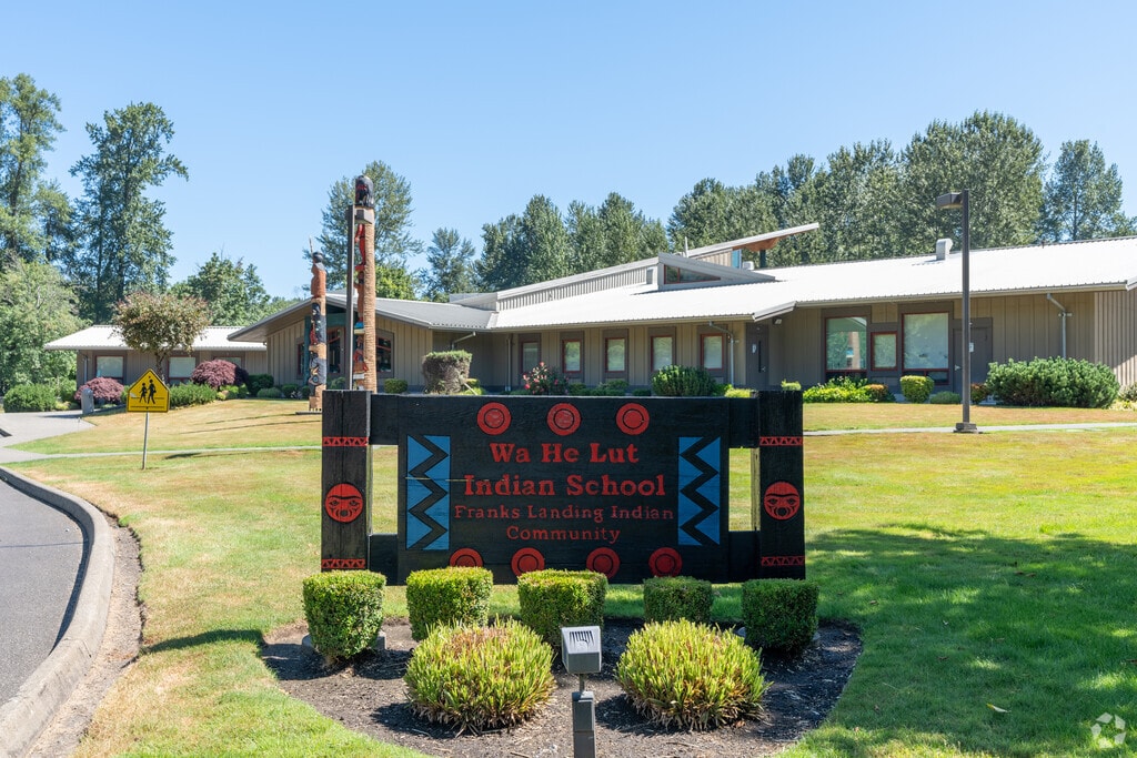 Wa He Lut Indian School was founded in 1974.