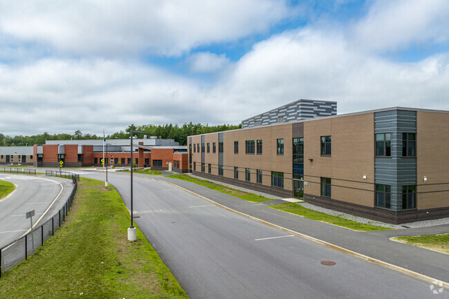 Front right side of Mount Ararat High School.