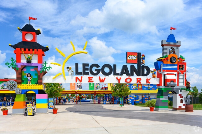 Legoland New York Resort sits on the outskirts of Goshen, NY.