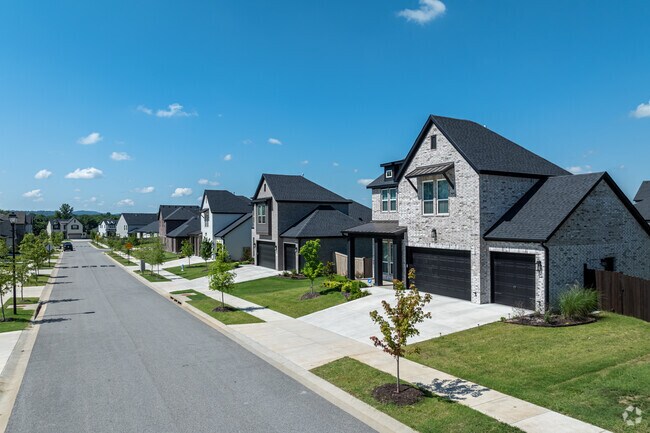 Many large newer homes in Clabber Creek offer multi-car garages.