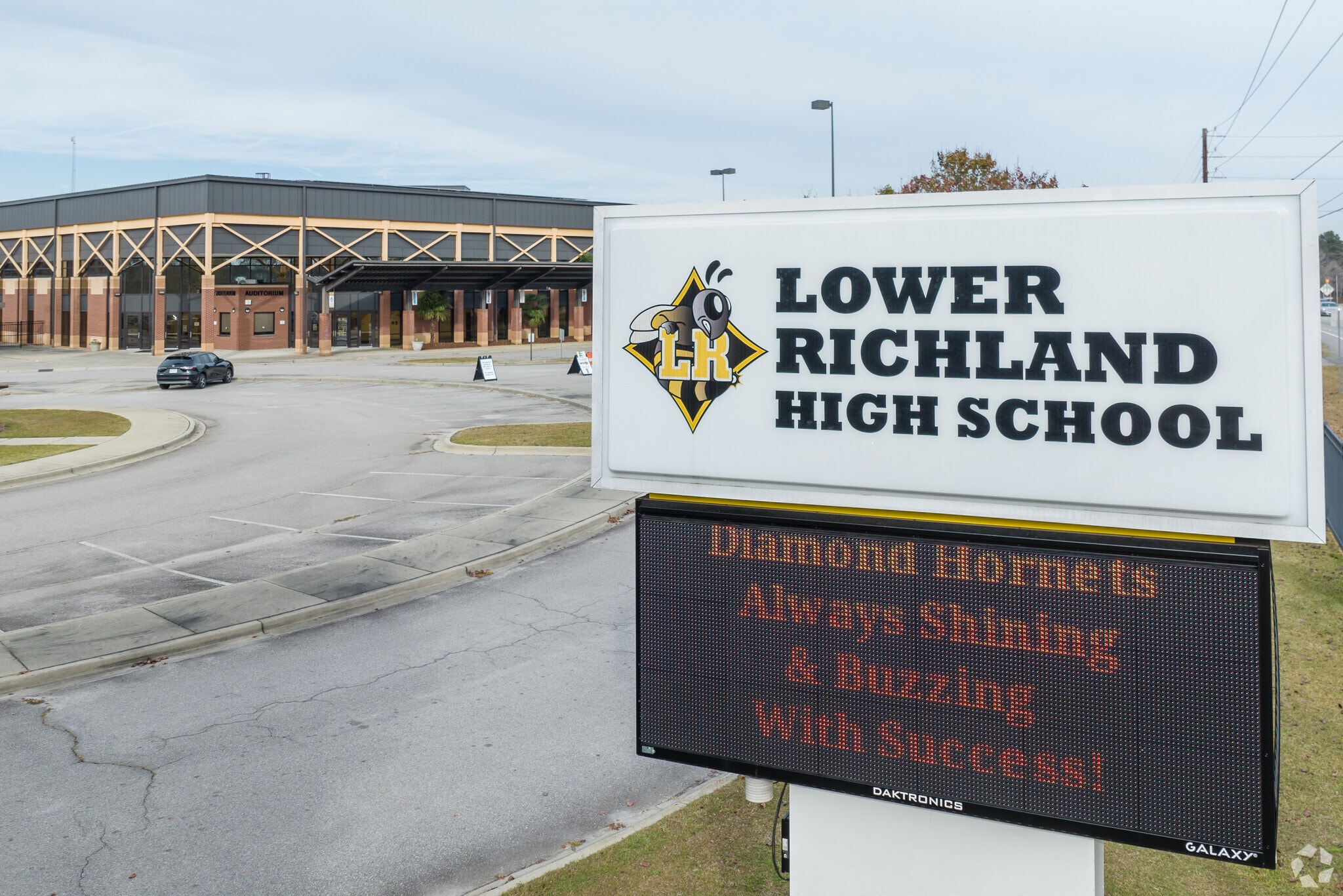 Lower Richland High School serves nearly 1200 students from the Hopkins and Eastover areas.