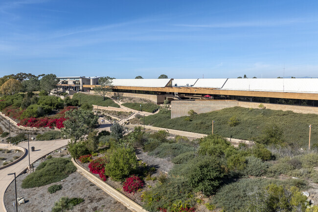 The Torrey Pines High School in Carmel Valley has beautiful landscape in San Diego, CA.