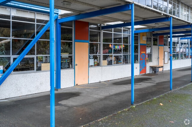 Sacajawea Elementary School classrooms.