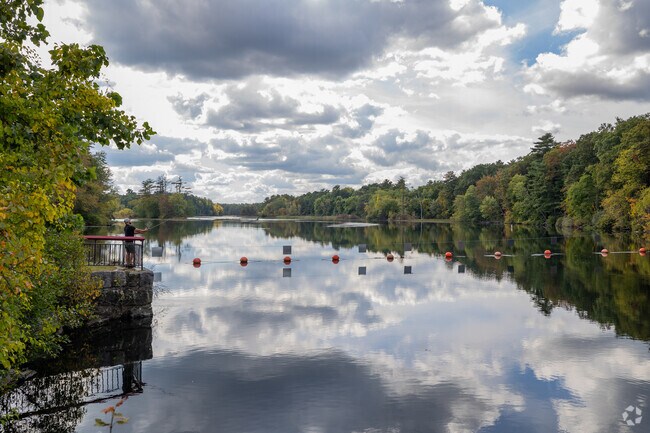 Fishing is a popular activity at Mine Falls Park in downtown Nashua.
