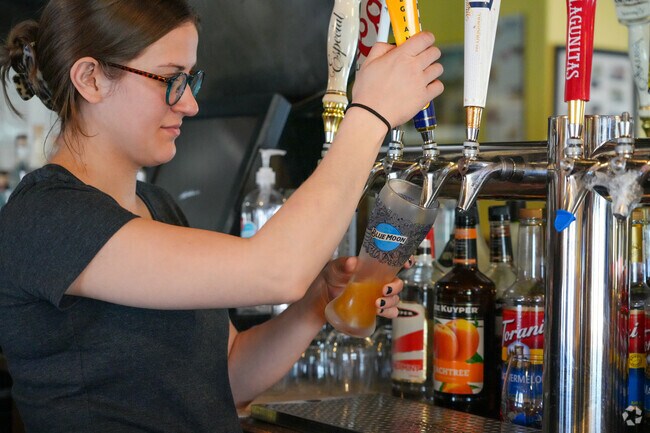 Cold beer and no-frills comfort food from Wagners BBQ are a must in Portage.