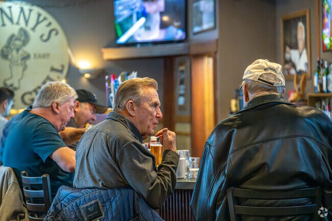 Elmwood residents head to Bunny's for conversation, and a meal.
