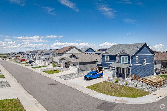 The Sky View subdivision is one example of modern housing that can be found within Bennett.