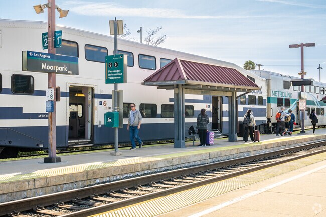 The Amtrak and Metrolink station connects Moorpark to the rest of Southern California.