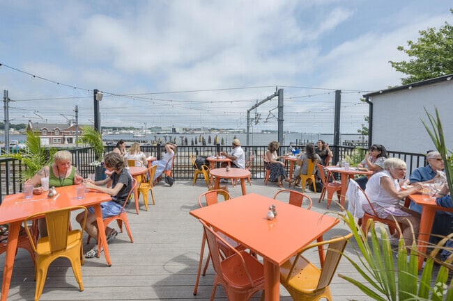 The Blue Duck in New London is one of the many fine restaurants close to Waterford.