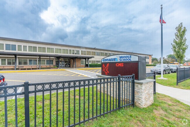 Copiague Middle School serves students in grades 6-8  in Copiague.