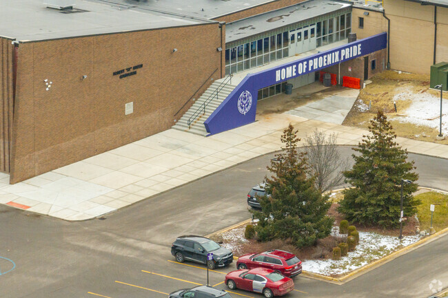 Pontiac High School athletics entrance.