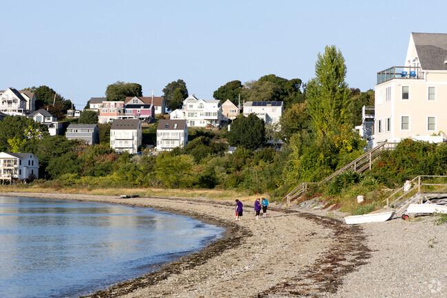 Residents can explore along the Perry Beach just up the road from Adams Shore in Quincy, MA