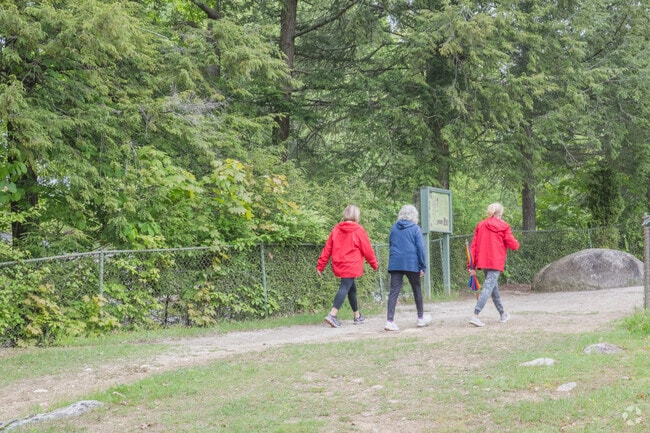At the Natural Bridge State Park near Clarksburg, walkers often take to the trails and enjoy the scenery.
