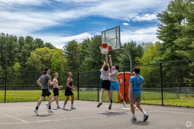 Play a pickup game of basketball at Harstuff Park in Rockland.