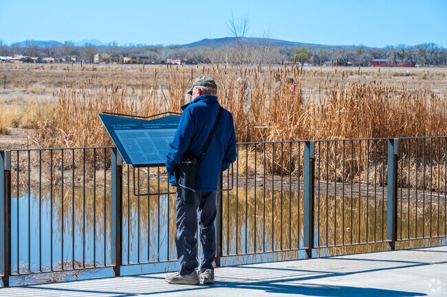Get outside and enjoy nature at the Valle de Oro National Wildlife Refuge.