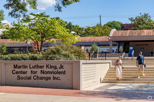 The King Center is a central pillar of the Sweet Auburn community.